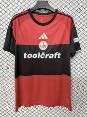 (S-4XL) 26-27 FC Nürnberg 2nd Away Red&Black Thailand Soccer Jersey AAA-2044