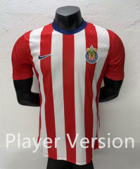 (S-3XL) Player Version 26-27 Deportivo Guadalajara Red&White Thailand Soccer Training Jersey AAA-5668
