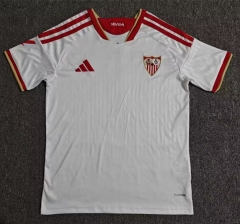 (S-4XL) 26-27 Sevilla Home White Thailand Soccer Jersey AAA-8025