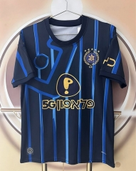 (S-4XL) 26-27 Maccabi Tel Aviv Away Royal Blue Thailand Soccer Jersey AAA-2315