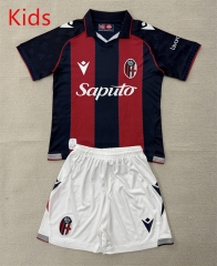 26-27 Bologna FC 1909 Home Red&Blue Kids/Youth Soccer Uniform-AY