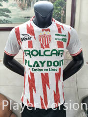(S-3XL) Player Version 26-27 Necaxa Away White&Red Thailand Soccer jersey AAA-7902