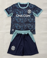 26-27 Olympique de Marseille Away Royal Blue Soccer Uniform-AY