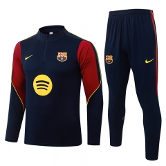 26-27 Barcelona Royal Blue Thailand Soccer Tracksuit-815