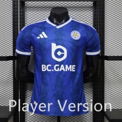 Player Version 26-27 Leicester City Home Blue Thailand Soccer Jersey AAA-888
