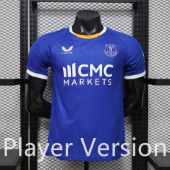 Player Version 26-27 Everton Home Blue Thailand Soccer Jersey AAA-888
