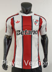 Player Version 26-27 River Plate Away Red&White Thailand Soccer Jersey AAA-0871
