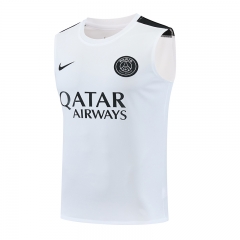 26-27 PSG White Thailand Training Soccer Vest-418