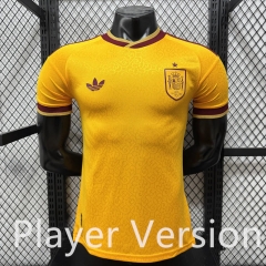 Player Version 26-27 Special Version Spain Yellow Thailand Soccer Jersey AAA-0485