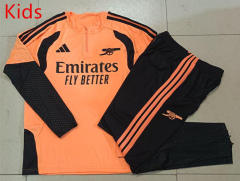 26-27 Arsenal Orange Kids/Youth Soccer Tracksuit-815