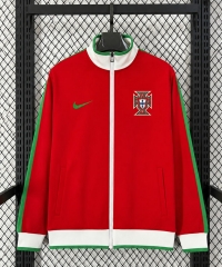 2026 World Cup Portugal Red Thailand Soccer Trench Coat-1020