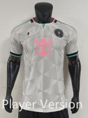 Player Version 26-27 Inter Miami CF 2nd Away Grey&White Thailand Soccer Jersey AAA-0871