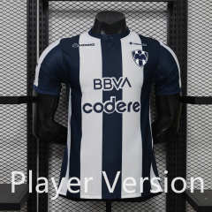 Player Version 26-27 Monterrey Home Blue&White Thailand Soccer Jersey AAA-888