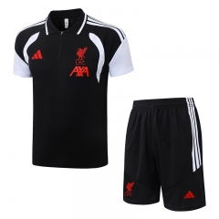 26-27 Liverpool Black Thailand Polo Uniform-815