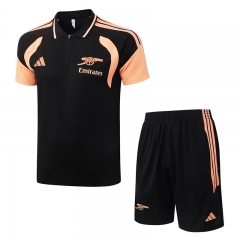 26-27 Arsenal Black Thailand Polo Uniform-815