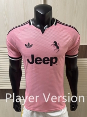 Player Version 26-27 Juventus Pink Thailand Soccer Jersey AAA-9812