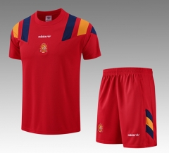 26-27 Spain Red Thailand Soccer Uniform-418