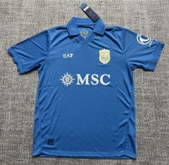 (S-4XL) Chip Version 26-27 Napoli Home Blue Thailand Soccer Jersey AAA-4506