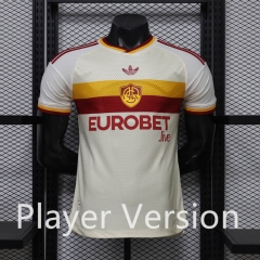 Player Version 26-27 Roma Away Beige Thailand Soccer Jersey AAA-888