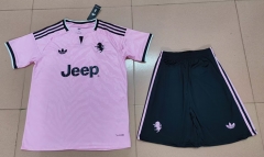26-27 Juventus Away Pink Soccer Uniform-718