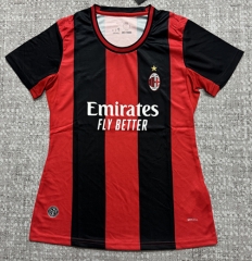 26-27 AC Milan Home Red&Black Women Thailand Soccer Jersey AAA-4506