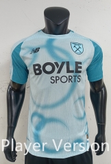 Player Version 26-27 West Ham United 2nd Away Blue Thailand Soccer Jersey AAA-0871