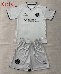 26-27 Bristol City Away Grey Kids/Youth Soccer Uniform-AY