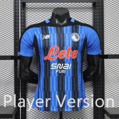 Player Version 26-27 Atalanta BC Home Blue&Black Thailand Soccer Jersey AAA-888