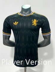Without Sponsor Player Version 26-27 Aston Villa Away Black Thailand Soccer Jersey AAA-7883