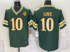 Green Bay Packers 5 Generations Green #10 NFL Jersey-0840