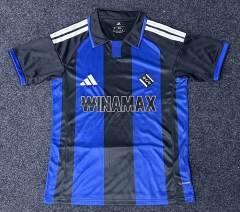 26-27 RC Strasbourg 2nd Away Blue&Black Thailand Soccer Jersey AAA