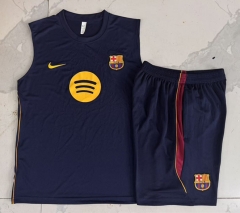 26-27 Barcelona Cyan Thailand Soccer Vest Tracksuit-815