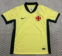 (S-4XL) 26-27 CR Vasco da Gama 2nd Away Yellow Thailand Soccer Jersey AAA-0440