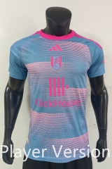 Player Version 26-27 Fulham 2nd Away Blue&Pink Thailand Soccer Jersey AAA-0871
