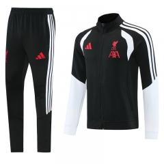 26-27 Liverpool Black Thailand Soccer Jacket Uniform-LH