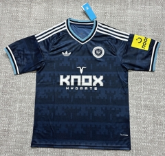 (S-4XL) 26-27 Newcastle United Away Blue Thailand Soccer Jersey AAA-4506