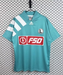 Retro Version 94-95 Legia Warszawa Home Green Thailand Soccer Jersey AAA-3257