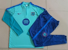 26-27 Barcelona Light Green Thailand Soccer Tracksuit-815