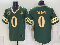 Green Bay Packers 5 Generations Green #0 NFL Jersey-0840