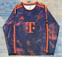 26-27 Bayern München 2nd Away Purple LS Thailand Soccer Jersey AAA-9409