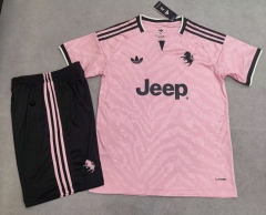 26-27 Juventus Away Pink Soccer Uniform-6916