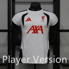 (S-3XL) Player Version 26-27 Liverpool White Thailand Training Soccer Jersey AAA-888