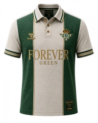 (S-4XL) 26-27 Street Retro Edition Real Betis Khaki& Green Thailand Soccer Jersey-2044