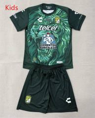 26-27 Club León Home Green Kids/Youth Soccer Uniform-AY
