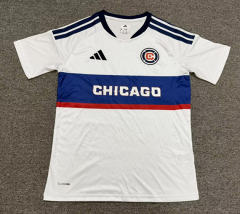 (S-4XL) 26-27 Chicago Fire 2nd Away White Thailand Soccer Jersey AAA-8025