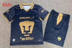 26-27 PA UNAM Home Royal Blue Kids/Youth Soccer Uniform-5492