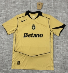 (S-4XL) 26-27 Sporting Lisbon Clube de Portugal Away Khaki Thailand Soccer Jersey AAA-4506