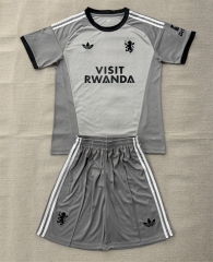 26-27 Aston Villa Goalkeeper Grey Soccer Uniform-AY