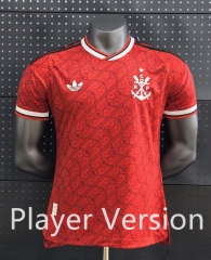 Player Version 26-27 Flamengo 2nd Away Red Thailand Soccer Jersey AAA-1459