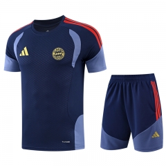 26-27 Bayern München Royal Blue Thailand Training Soccer Uniform-418